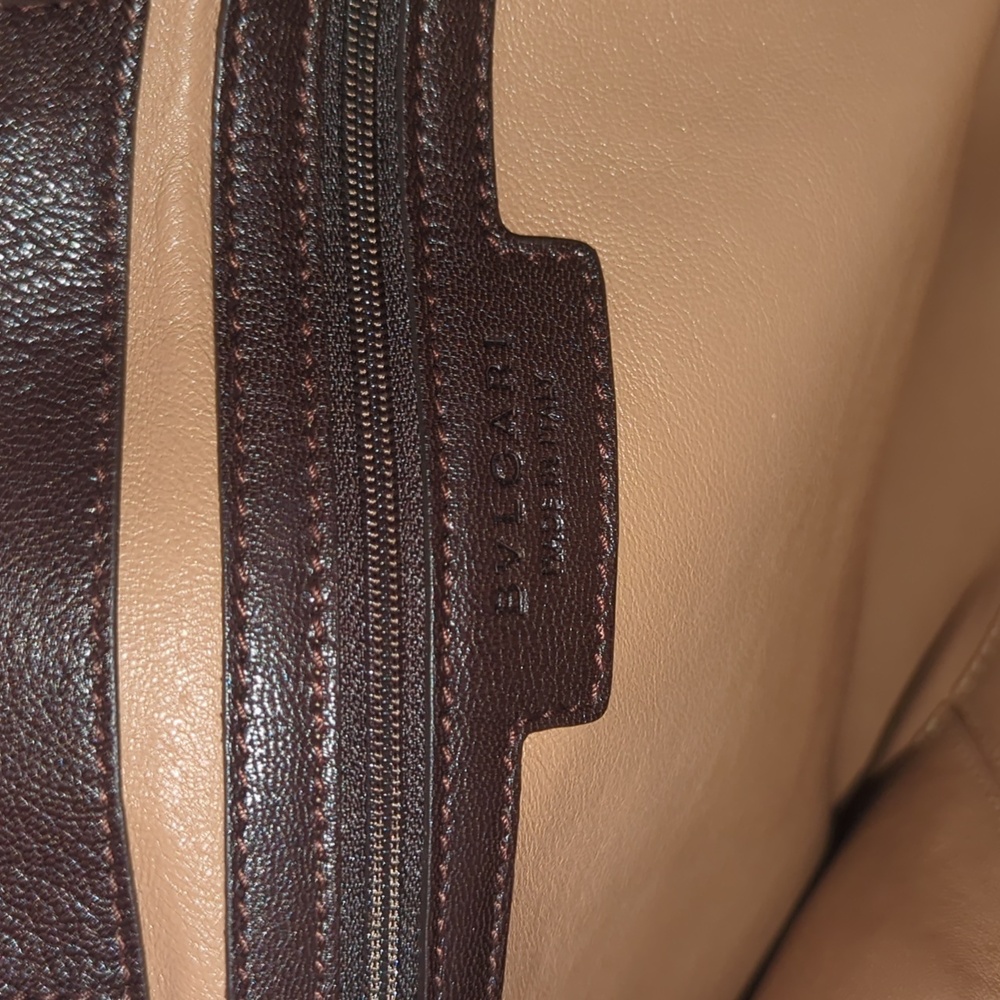 BVLGARI Suede Tote – Like New ✨Elettra-Collezione 1910 Rare - Picture 9 of 15